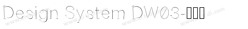 Design System DW03字体转换